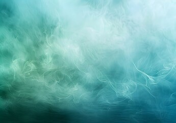 Obraz premium Abstract Blue Green Smoke Background