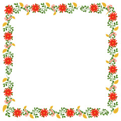 Frame template for christmas season celebration, christmas wreath concept