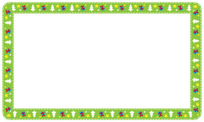 Frame template for christmas season celebration, christmas wreath concept