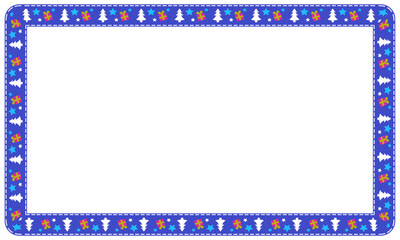 Frame template for christmas season celebration, christmas wreath concept