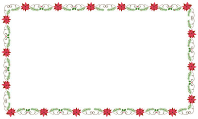 Frame template for christmas season celebration, christmas wreath concept