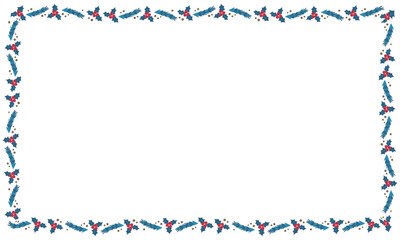 Frame template for christmas season celebration, christmas wreath concept