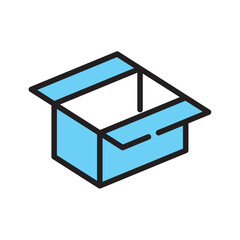 箱とアイコン_set