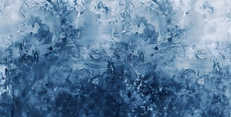 Abstract Blue Pastel Watercolor Concrete Wall Texture