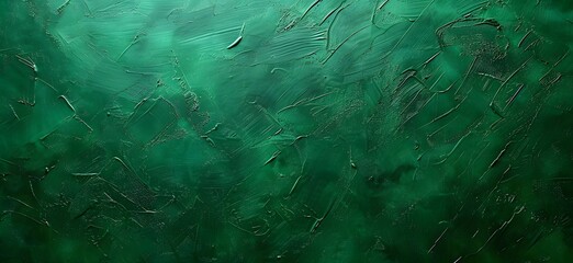 Abstract Emerald Green Grunge Texture Background