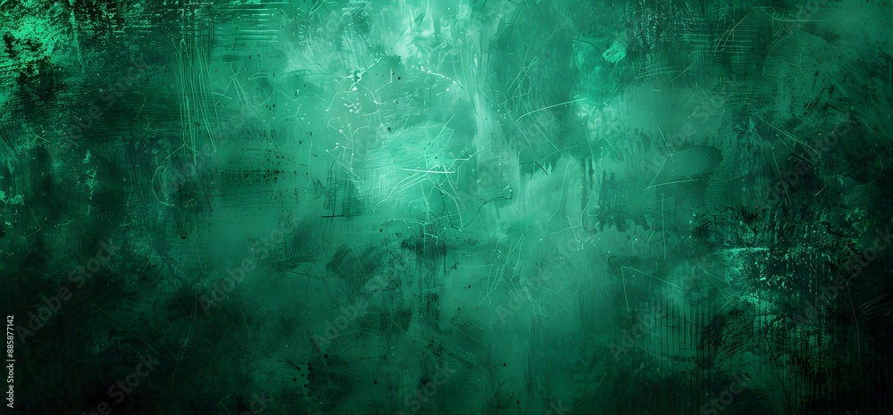 Canvas Prints Abstract Green Grunge Texture Background