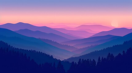 mountain, landscape, sky, sunset, fog, mountains, nature, sunrise, forest, cloud, clouds, hill, morning, mist, sun, view, winter, valley, tree, dawn, snow, hills, travel, peak, light