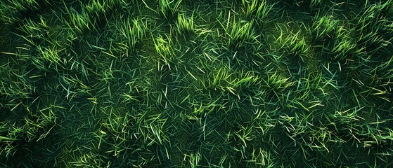 Green Grass Texture Background, 3D Rendering