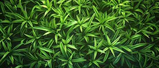 Photorealistic Green Grass Texture Background