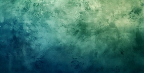 Obraz premium Grunge Texture Background: Blue and Green Gradient