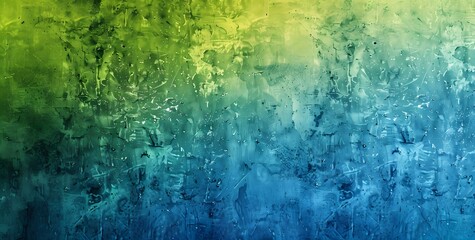 Grunge Texture Green Blue Gradient Background