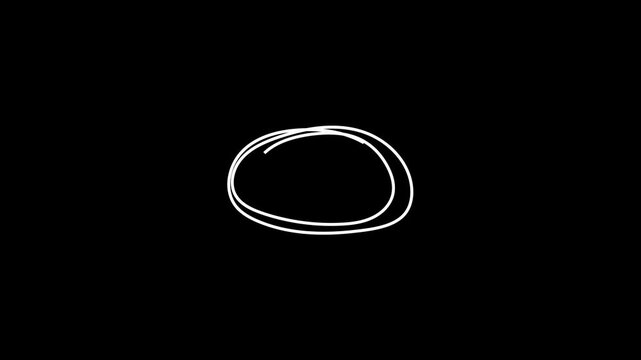 Hand Drawn Scribble Circle animation,
Animated Hand Drawn Highlighter Elements borders,
circles hand drawn animation with Screen Blending,
handwritten circles on black background. Rounded lines  
