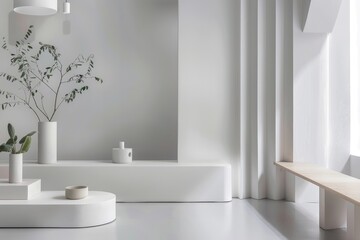 Minimalist product display featuring clean lines and modern design