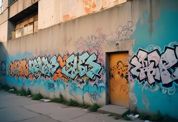 vandalism on wall