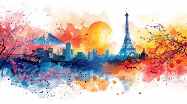 from Japan to France
