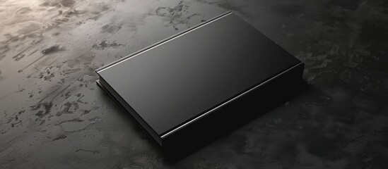 Black Book on a Textured Surface