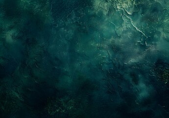 Dark Green Grunge Texture Background