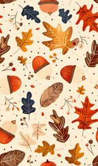 cartoon 2d illustrator doodle pattern, cute pattern in graphic seamless pattern