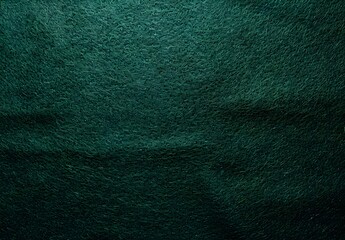 Fototapeta premium Dark Green Felt Texture Background With Copy Space