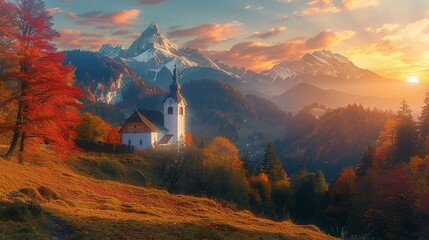 Scenic Shot Bavaria Maria Gern