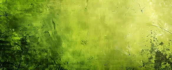 Fototapeta premium Grungy Lime Green Background With Text Space