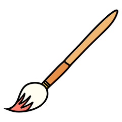 Back to school paintbrush