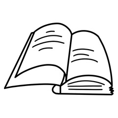 Back to school book doodle