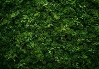 Fototapeta premium Green Moss Texture Background For Interior Design