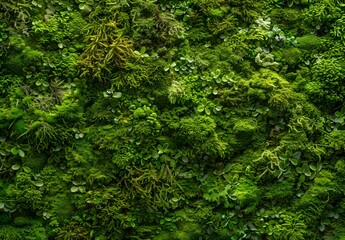 Fototapeta premium Green Moss Texture Background For Nature Design