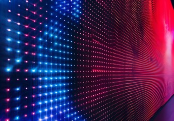 Obraz premium Abstract Red and Blue LED Screen Gradient Background