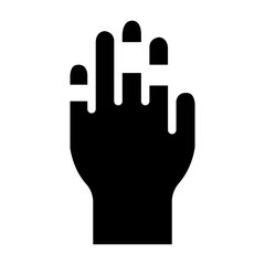 Obraz premium Icon of finger tape used for protection in sports