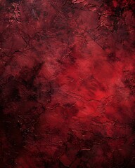 Obraz premium Dark Red Textured Background - Grunge Abstract Design