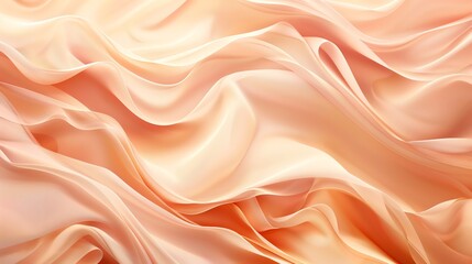 Obraz premium beige 3D wave background