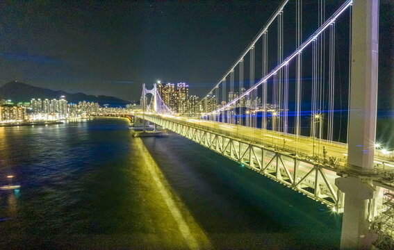 Night View in Marine City
