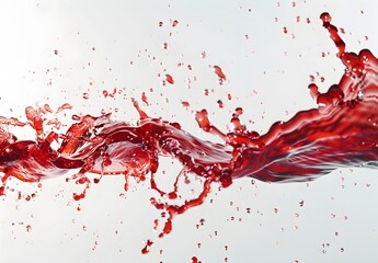 Red Wine Splash Abstract Background