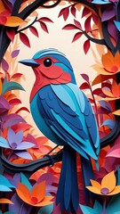 A mesmerizing paper-cut animation of the Nightingale comes to life on the screen