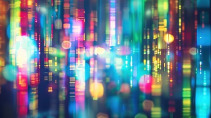 Stock market investment trading chart blurred background