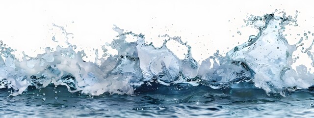 Water Splash Illustration - Isolated Background