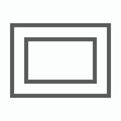 frame icon, framework vector, framing illustration