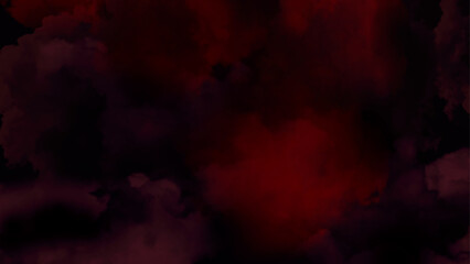 Fototapeta premium Abstract Dark Red watercolor background texture. Red Abstract powder explosion on dark background.Red and black watercolor background