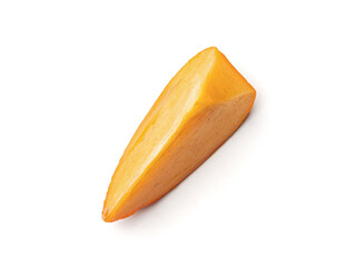 Fresh persimmon on white