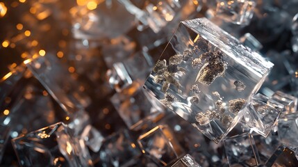 3. Platinum catalysts with a bright, metallic luster