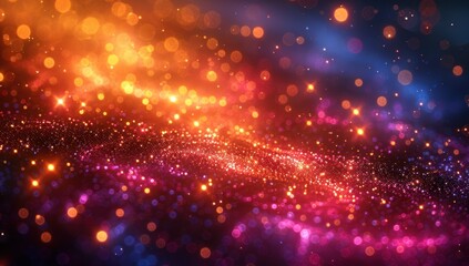 Abstract Glittering Lights Background