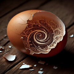 easter egg in a vase