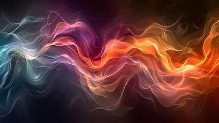 Obraz premium Abstract Swirling Light and Color