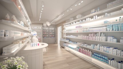 Nurturing New Beginnings A Thoughtfully Curated Collection of Prenatal and Postnatal Care Essentials in a Warm Pharmacy Setting