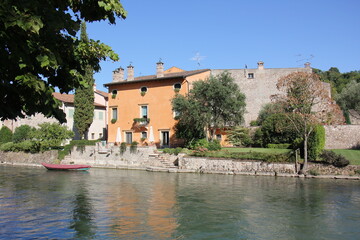 Obraz premium Bassano del Grappa Italy 09/11/2023. The city is located among the mountains and hills of the Veneto, on the banks of the Brenta River.