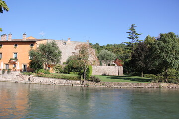 Obraz premium Bassano del Grappa Italy 09/11/2023. The city is located among the mountains and hills of the Veneto, on the banks of the Brenta River.