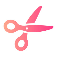 scissors Gradient icon