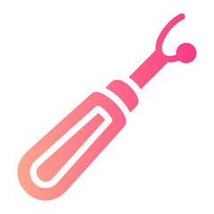 seam ripper Gradient icon